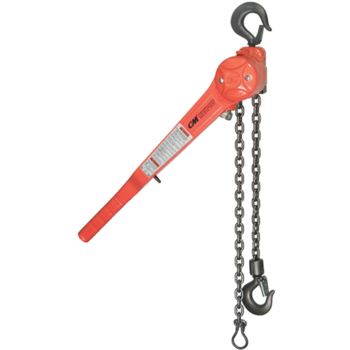 Columbus Mckinnon Lever Hoist Series 640 Puller, 5' Lift, 3000 lbs