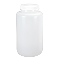 Wide-Mouth Bottles, Round, 1/2 gal., Plastic HB037 | CTEC Supply
