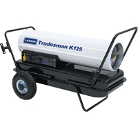 Tradesman<sup>®</sup> Forced Air Heater, Fan, Kerosene, 125,000 BTU/H JG958 | CTEC Supply