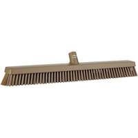 Heavy-Duty Push Broom, Fine/Stiff Bristles, 24", Brown JQ217 | CTEC Supply