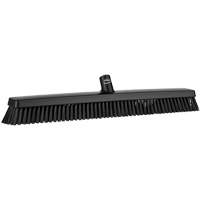 Heavy-Duty Push Broom, Fine/Stiff Bristles, 24", Black JQ221 | CTEC Supply