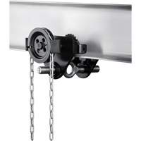 HTG Geared Clevis Trolley, 4409 lbs. (2 tons) Capacity, 2-39/64" - 8-43/64" LW530 | CTEC Supply