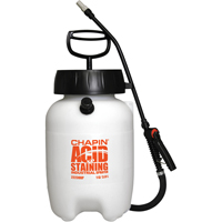 Industrial Acid Staining Sprayers, 1 gal. (4 L), Plastic, 12" Wand NJ009 | CTEC Supply