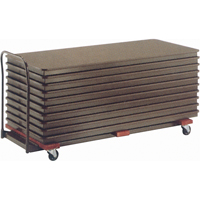 Flat Stacking Table Caddies, 74" W x 31.25" D x 36.25" H OG342 | CTEC Supply