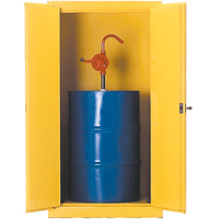 Drum Safety Cabinets, 55 US gal. Cap., Yellow SA069 | CTEC Supply