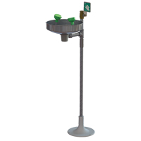 Eye/Face Wash Station with Stainless Bowl, Pedestal Installation, Stainless Steel Bowl SFV156 | CTEC Supply