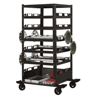 Six Tier Storage Cart, Steel SGC240 | CTEC Supply