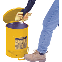 Oily Waste Cans, FM Approved/UL Listed, 21 US gal., Yellow SR365 | CTEC Supply