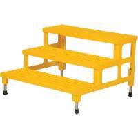 Adjustable Step-Mate Stand, 3 Step(s), 36-3/16" W x 33-7/8" L x 22-1/4" H, 500 lbs. Capacity VD448 | CTEC Supply