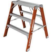 Buildman™ Step-up Workbench, 3' H x 34.75" W x 33.25" D, 300 lbs. Capacity, Fibreglass VD700 | CTEC Supply