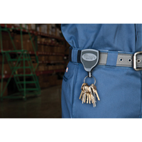 Super48™ Key Chains, Polycarbonate, 48" Cable, Belt Clip Attachment TLZ008 | CTEC Supply