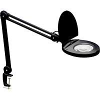 Adjustable Magnifier Lamp, 5 Diopter, LED Light, 47" Arm, C-Clamp, Black XI488 | CTEC Supply